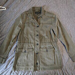 Lucky Brand Green Utility Military Style Women’s Jacket/Coat Size Medium